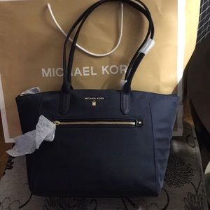 Michael Kors brand new NAVY nylon shoulder bag